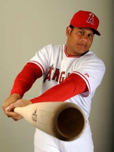 Bobby Abreu with the Angels