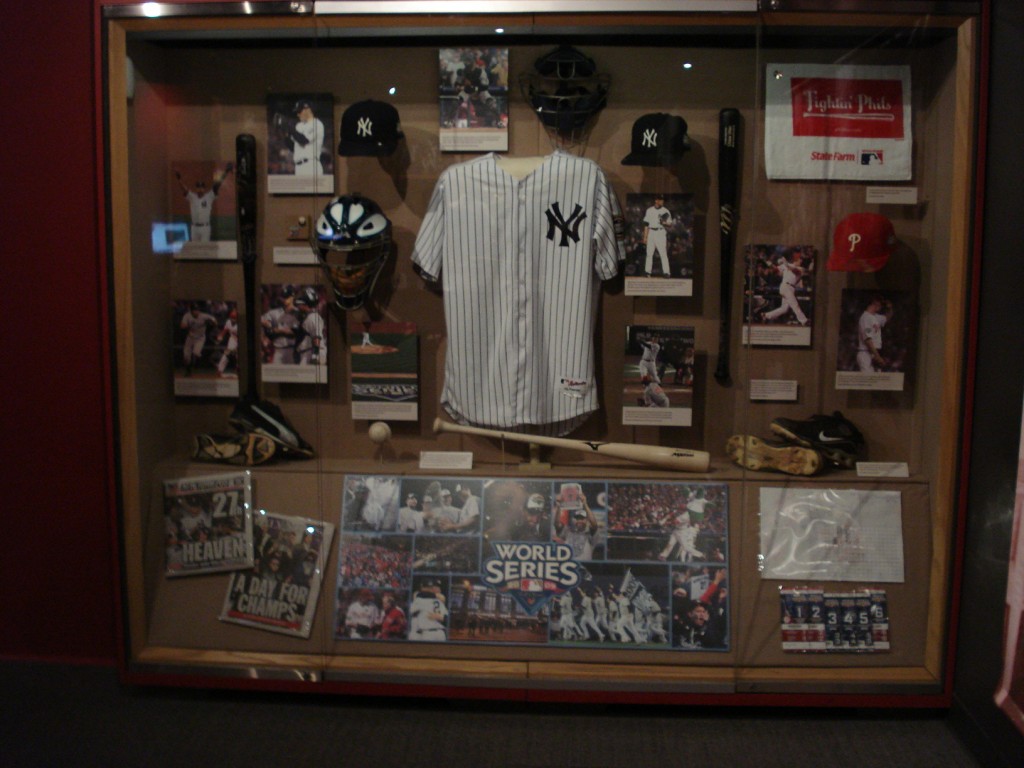 HOF 2009 World Series display
