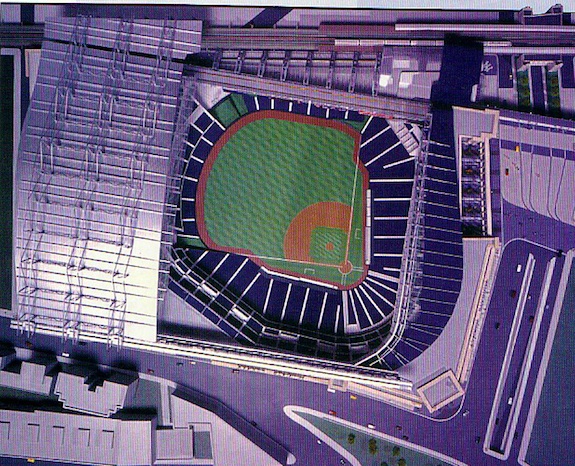 Yankee Stadium & Citi Field original designs had retractable roofs :  r/baseball