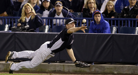 Dan Johnson will be spending a lot more time at first base the next few weeks. (AP Photo/Matt Slocum)