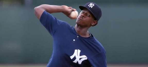 Luis Severino was signed as an international free agent in December 2011. (MLB.com)