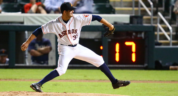 Mark Appel and the new pitch count in the AzFL. (Presswire)