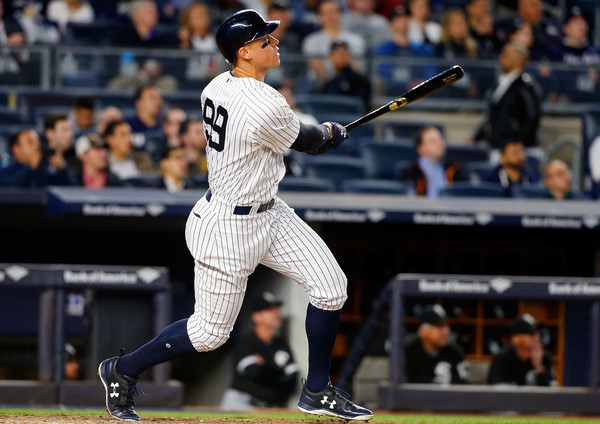 At the Home Run Derby, Aaron Judge Makes Baseballs His Victims