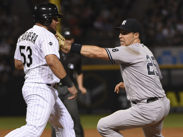 Robinson Cano and Francisco Cervelli get cozy at their new infield  positions 