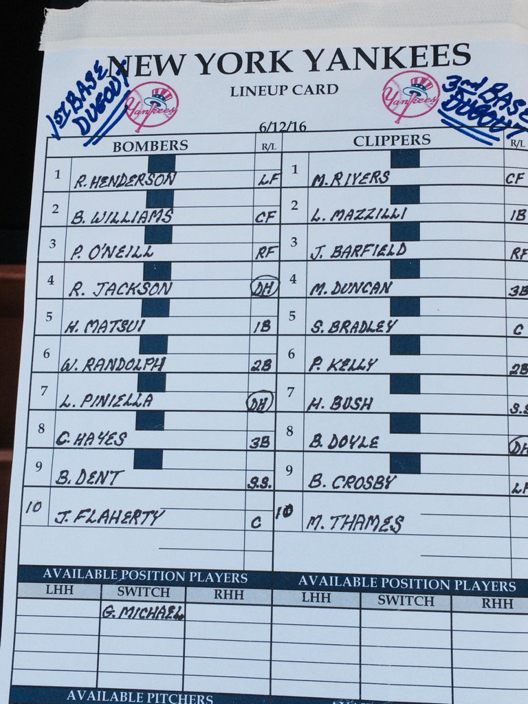 Old Timers' Day lineup